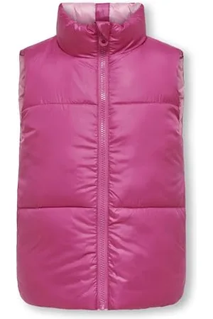 ONLY KOGNEWRICKY Rev. Waistcoat CP Otw Steppweste, , 128 Dziewczynka, , 128