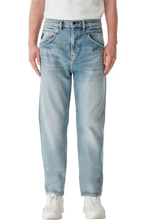 LTB Dżinsy męskie Mariano - Relaxed Fit - niebieskie - Seaton Wash W29-W40 bawełna, , 32W / 30L
