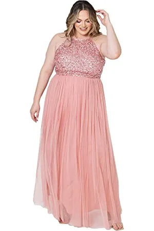Maya Deluxe Robe Longue Dos Nu À Paillettes Dla Demoiselle D