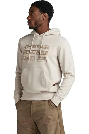 G-Star RAW Distressed Originals Hooded Sweat, , S
