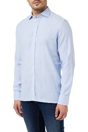 Hackett Męska koszulka Soft Stretch Hbone Button Down, , XL