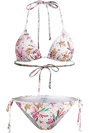 Roxy Dwuczęściowa koszulka plażowa Classic dla kobiet, , XS