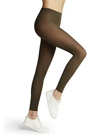 Falke Kobiety Legginsy Pure Matt 50 DEN W LE Półprzezroczyste półprzezroczyste jednokolorowe 1 Para, Zielony (Military 7826), S