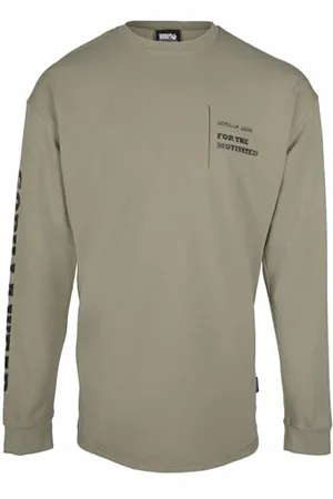 Gorilla Wear Męska koszulka Boise z długim rękawem oversize, , XXL