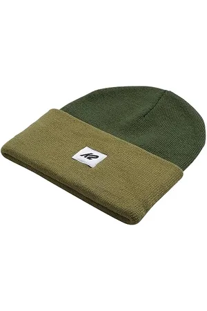 k2 Snow Unisex czapka beanie dwukolorowa beanie, ciemnozielona, 20H1100, , jeden rozmiar