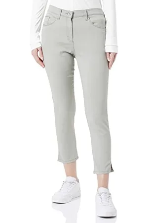 Brax By Brax Damskie dżinsy Lesley S Skinny, zielone (jasnooliwkowy 38), 12 (rozmiar: 38K), , 38