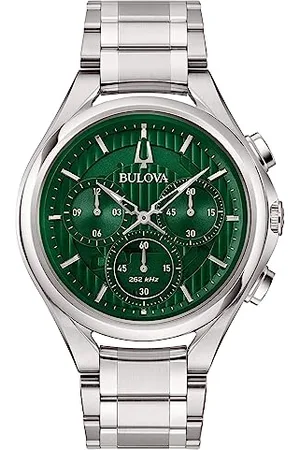 BULOVA Męski zegarek kwarcowy z chronografem z paskiem ze stali nierdzewnej 96A297, , Bransoletka
