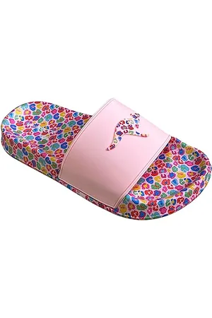 KangaROOS Sandały K-Slide z nadrukiem, kolor różowy (Frost Pink/Leo), 30 EU, , 30 EU