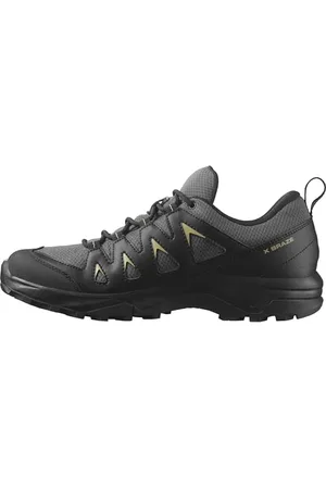 Salomon X Braze Gore-Tex męskie buty outdoorowe, podstawowe, sportowe wzornictwo, Magnes, czarny, szary, zielony, 41 1/3 EU