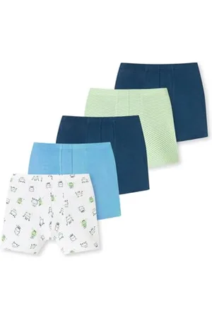Schiesser Jungen 5 Pack Boxershort Unterhosen - 95/5 Organic Bio Baumwolle - Größe 92 bis 140