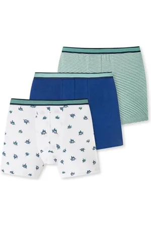 Schiesser Jungen 3 PACK Unterwäsche Boxershorts - 95/5 Organic Bio Baumwolle - Größe 92 bis 140