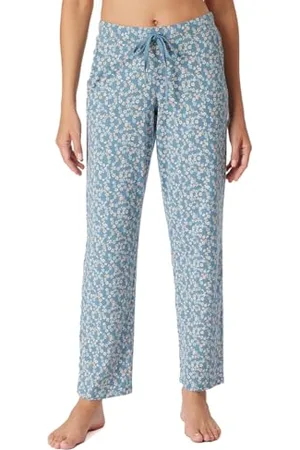 Schiesser Damen Schlafhose lang Baumwolle gemustert - Mix + Relax