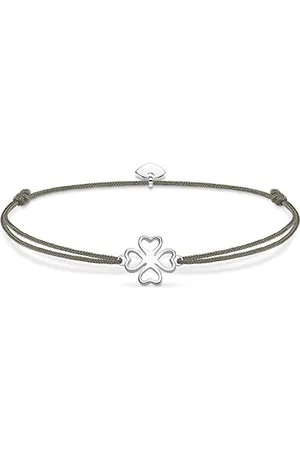 Thomas Sabo Bransoletka damska Little Secret Angel, szara/srebrna, 20 cm