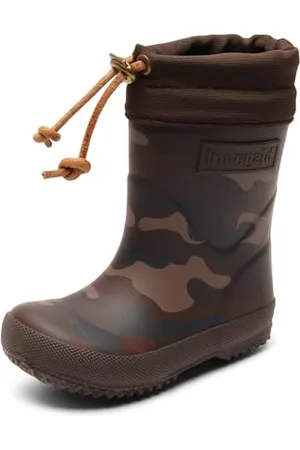 Bisgaard Unisex Thermo Rain Boot dziecięcy, wojsko, 25 EU