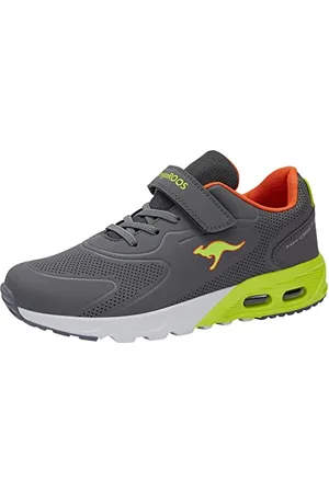 KangaROOS KX-Giga EV Sneaker, Steel Grey/Lime, 25 EU, , 25 EU