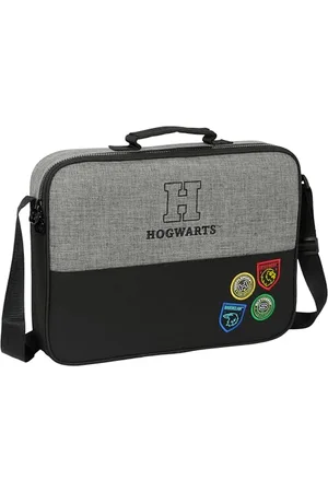 Safta HARRY POTTER HOUSE OF CHAMPIONS - Portfolio dla dzieci, Teczka na messenger, Wygodna i wszechstronna, Jakość i wytrzymałość, 38x6x28 cm, Kolor Melange/Czarny, , Estándar, zwykły