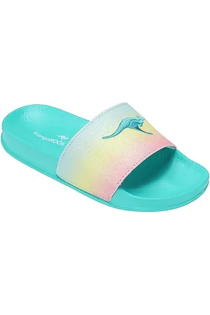KangaROOS K-Slide Shine sandały, ocean/tęczowe, 28 EU, , 28 EU