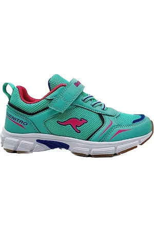 KangaROOS K-NI Romp EV Sneaker, Ocean/Daisy Pink, 28 EU, , 28 EU