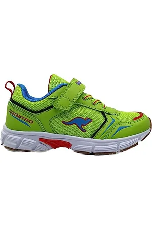 KangaROOS K-NI Romp EV Sneaker, limonkowy/czerwony (Lime/Fiery Red, 28 EU, , 28 EU