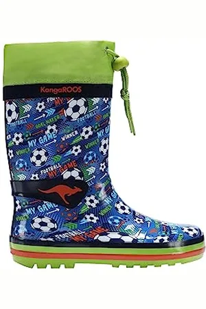 KangaROOS K-Summerrain kalosze, limonka/Soccer, 23 EU, , 23 EU