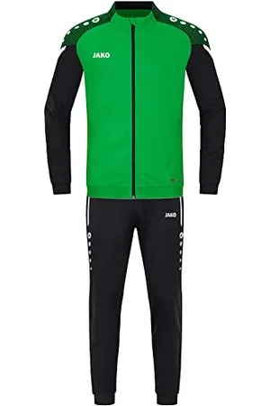 Jako Męski dres treningowy poliester Performance, soft green/czarny, S