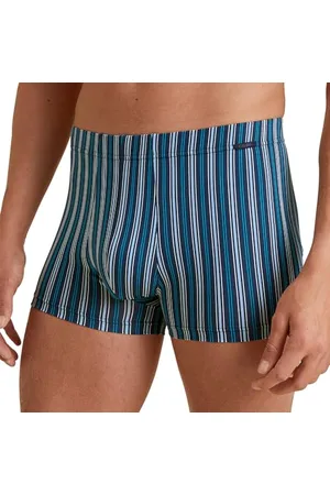 Calida Grafic Cotton New Boxer Insignia Blue, 1 sztuka, rozmiar 56, , 56