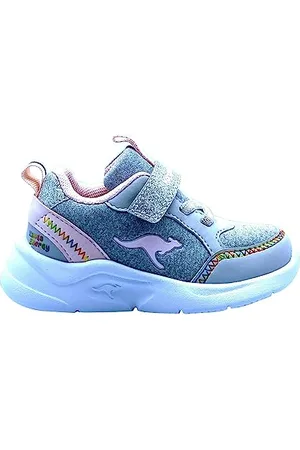 KangaROOS Buty sportowe dla chłopców i dziewczynek K-NY Chip EV, Vapor Grey/Frost Pink, 21 EU, , 21 EU