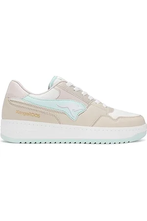 KangaROOS Damskie buty sportowe K-Top Jane, beżowe/miętowe, 42 EU, , 42