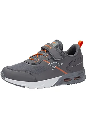 KangaROOS KX-Destro EV Sneaker, Steel Grey/Flame, 26 EU, , 26 EU