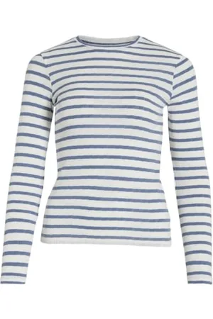 VILA Damski top z długim rękawem Vivally L/S Top/Pb, , L