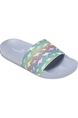 KangaROOS Sandały K-Slide Shine, Midnight Blue/Animal, 28 EU, , 28 EU
