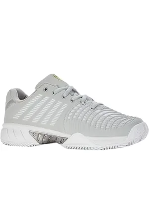 K-Swiss Performance Damskie buty tenisowe Express Light 3 HB, szaro-fioletowe/białe/limonkowe zielone, 42 EU, , 42 EU