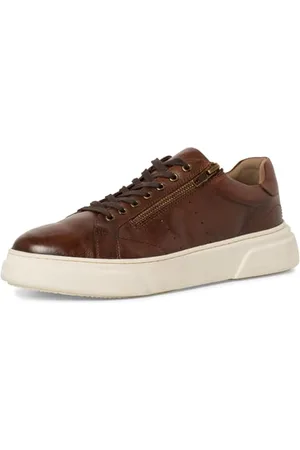Marco Tozzi Męskie buty sportowe Guido Maria Kretschmer, skórzane, 2-13603-42 Sneakers, Cognac, 43 EU, , 43 EU