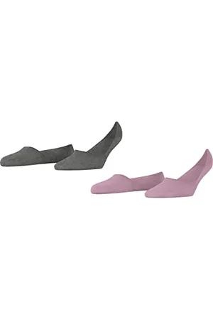 Burlington Kobiety Stopki Everyday 2-Pack W IN Bawełna niewidoczne jednokolorowe 2 Pak, , 41-42