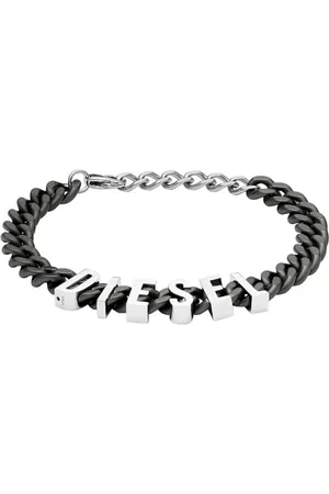 Diesel Uniseks bransoletka ze stali nierdzewnej dwukolorowa, DX1486060, Length: 165mm+25mm, Width: 12mm, Stal nierdzewna, No Gemstone