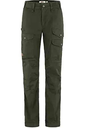Fjällräven Damskie spodnie Vidda Pro Wentylowane TRS W Reg, ciemny zielony leśny, 42, , 42