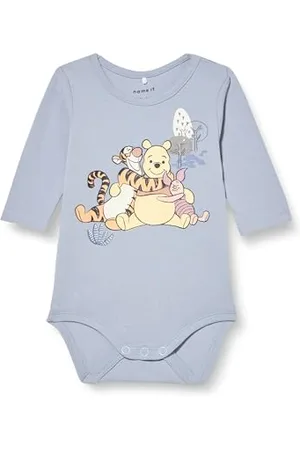 NAME IT NBMDRENI Pooh LS Body WDI z długim rękawem, Zen Blue, 50, , 50