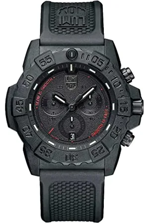 Luminox Męski analogowy chiński mechanizm kwarcowy zegarek z gumową bransoletką XS.3581.SIS, , Morze
