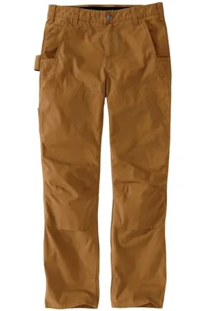 Carhartt Męskie spodnie stalowe Rugged Flex Relaxed Fit Ripstop Double Front Work Utility Pants, brązowy ( Brown), 40W / 30L