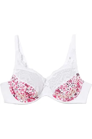 Playtex Biustonosz damski z fiszbinami z mikrofibry kwiat elegancja wsparcie i komfort x1, , 75B