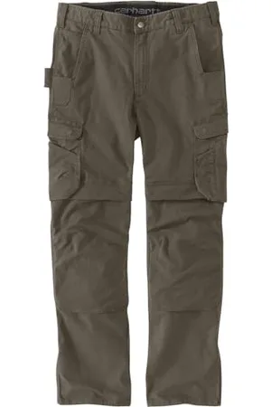 Carhartt Steel Rugged Flex Relaxed Fit Ripstop Double Front Cargo Work Utility Pants, , 30W / 32L