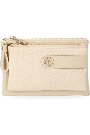 Pepe Jeans Sprig Torebka Neceser Beżowy 17x9x2 cms Skóra syntetyczna by Joumma Bags, , Talla única, Portfel potrzebny