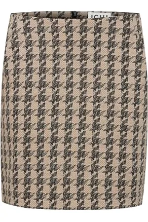Ichi Damska spódnica Ihkate Houndstooth Sk Rock, , M