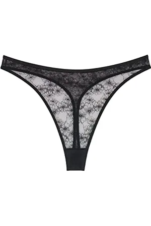 Triumph Damskie Bright Spotlight High Leg String Briefs, , 42
