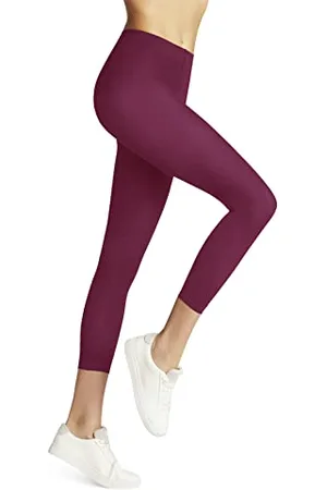 Falke Kobiety Legginsy Pure Matt 50 DEN Capri W LE Półprzezroczyste półprzezroczyste jednokolorowe 1 Para, , S