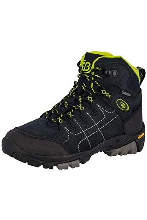 BRUTTING Mount Shasta Kids Hi Uniseks - dzieci Buty trekkingowe i turystyczne, morski/cytrynowy, 34 EU