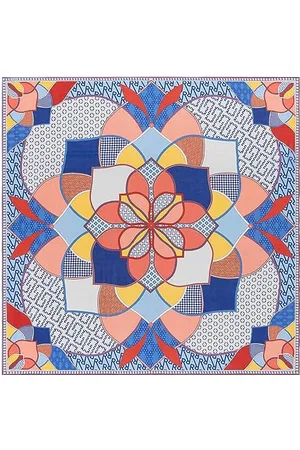 ROECKL Signature Mandala szalik 130 x 130 cm wielokolorowy , , jeden rozmiar, , rozmiar uniwersalny