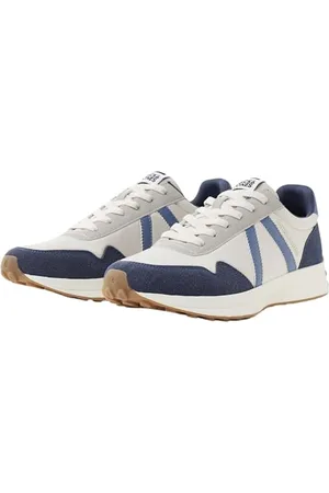 JACK & JONES Jfwchaos Mesh Combo męskie sneakersy, biały, niebieski, jasnoszary, 43 EU