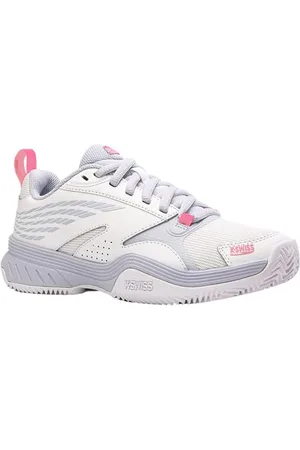 K-Swiss Performance Speedex Padel damskie buty tenisowe, białe/Arctic Ice/neonowe różowe, rozmiar 39 EU, , 39 eu