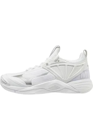 Mizuno Wave Momentum 2 Damskie buty do siatkówki, Biały/srebrny, 12